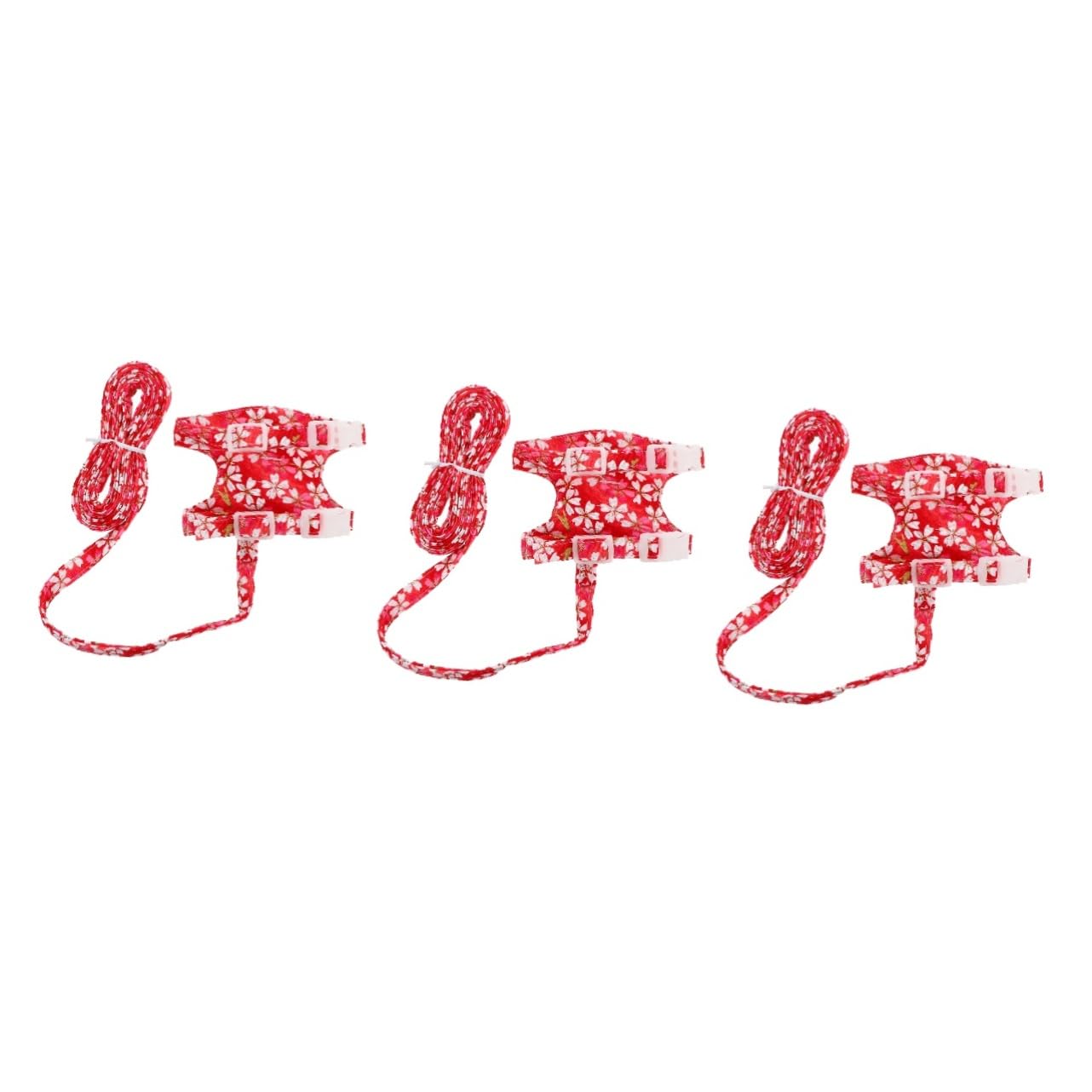 INOOMP 3sets Pettorina Regolabile Per Guinzaglio Per Furetti Design Traspirante e Facile Indossare Protegge Torace e La Trachea Colore Random