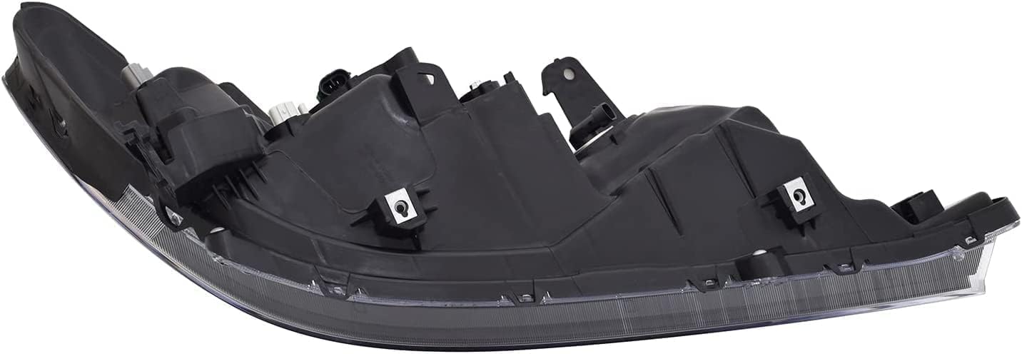 Headlight Assembly Compatible with Honda 2013-2015 Accord Coupe EX-L V6 3.5 L HALOGEN Headlight with LED DRL Included Bulbs PAIR HO2502153/HO2503153, 33150-T3L-A01/33100-T3L-A01