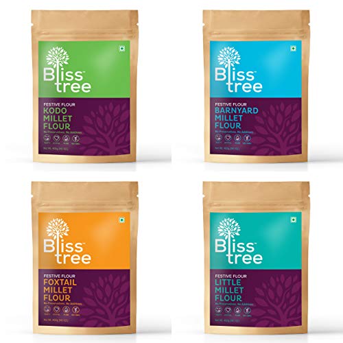 Bliss Tree - Millet Flour Combo (Kodo, Foxtail, Barnyard & Little) - 4.8kg