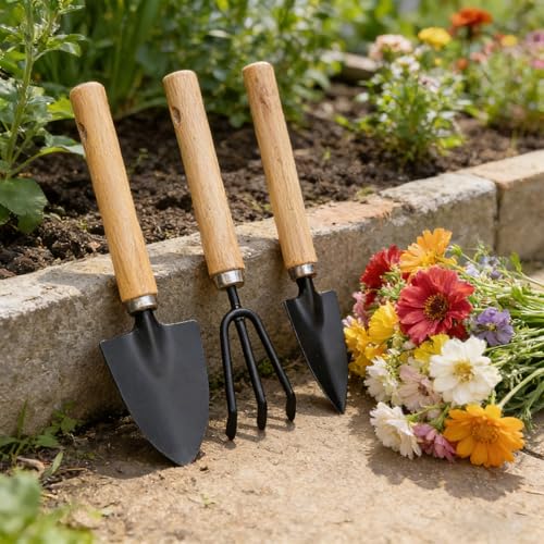 Set de Herramientas de Jardín Mini 3 Piezas miniatura 6