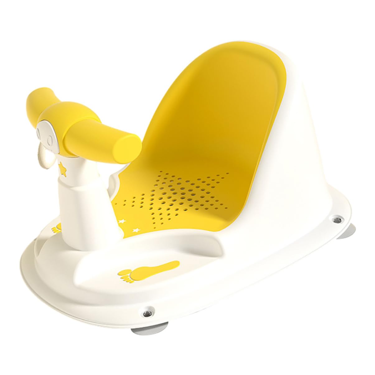 ifundom Asiento de Baño para Niños Pequeños Soporte Cómodo y Material Plástico Antideslizante Adecuado Baño Seguro de Bebés y Recién Nacidos