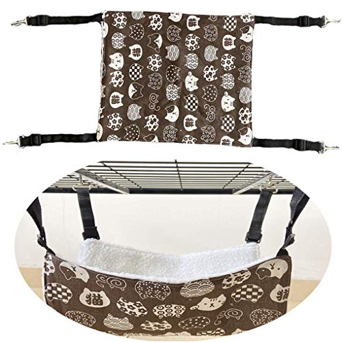 JISTL Cat Hammock Comfortable Bed Hanging The Pet Cage,Soft Warm Pet Bed Sleeping