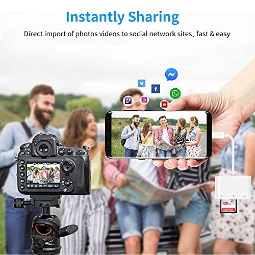 Usb C Sd Card Reader Adapter, Ihoryson Type C Micro Sd Tf Card Reader Adapter, 3 In 1 Usb C To Usb Camera Memory Card Reader Adapter For New Pad Pro Macbook Pro And More Ubc C Devices #TOP6