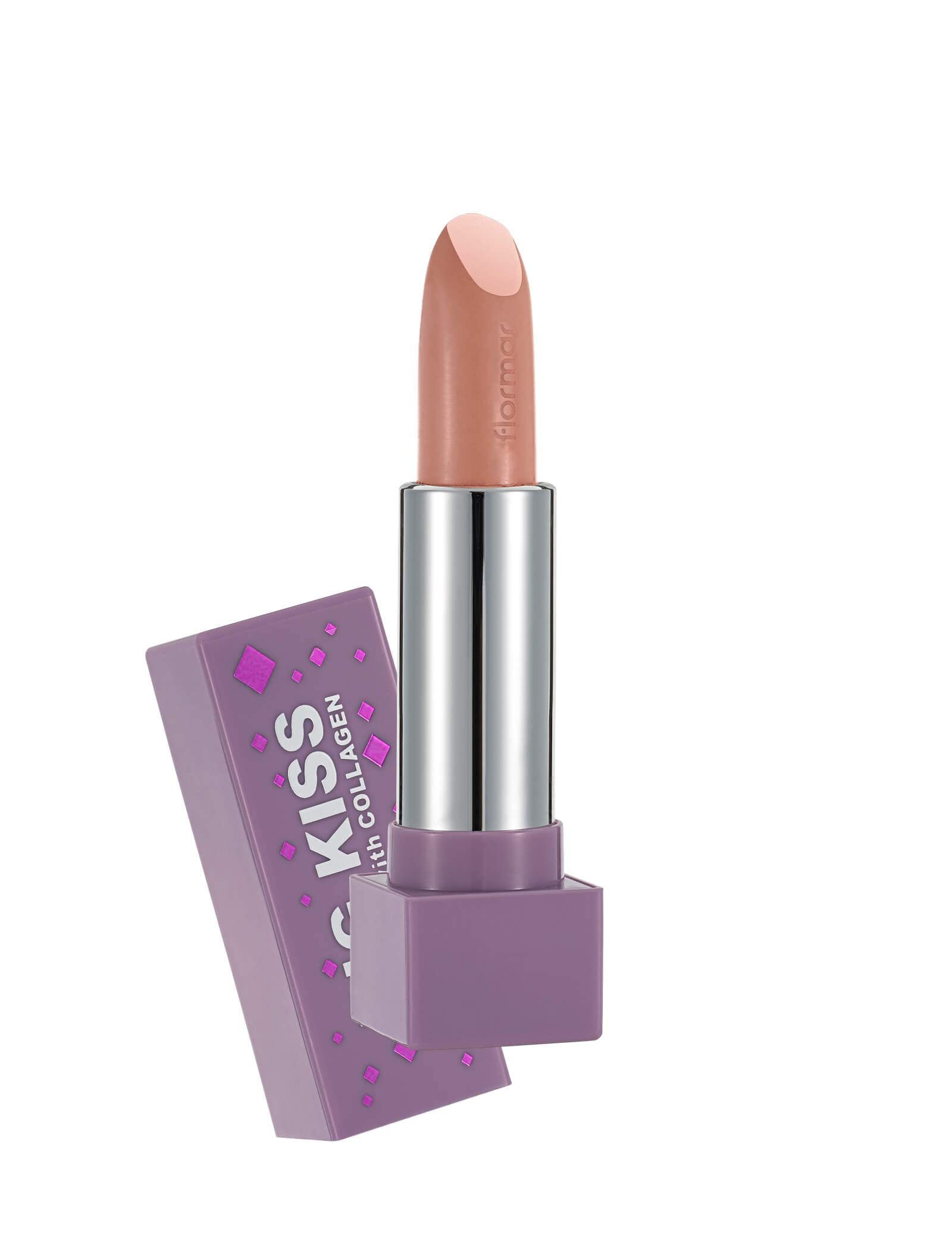 Big Kiss Collagen Dolgunluk & Pürüzsüzlük Veren Yarı Mat Bitişli Ruj