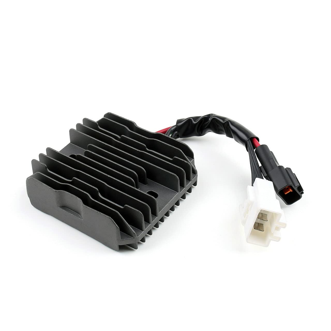 Prostownik regulatora napięcia pasuje do AN650 BURGMAN 650 SKYWAVE 2003-2012 VLR1800 2008-2015 VL1500 2013-2015 motocykl regulator prostownika czarny