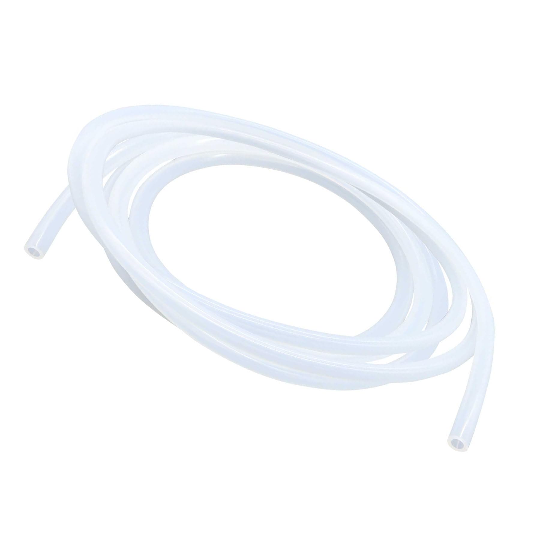 LAVMHAB Clear Silicone Tube Food Grade Hoses Size 7mm x 11mm, Length 4m (13.1ft), Thickness 2.0mm, Flexible Rubber Silicone Tubing for Air Hoses Water Pipes
