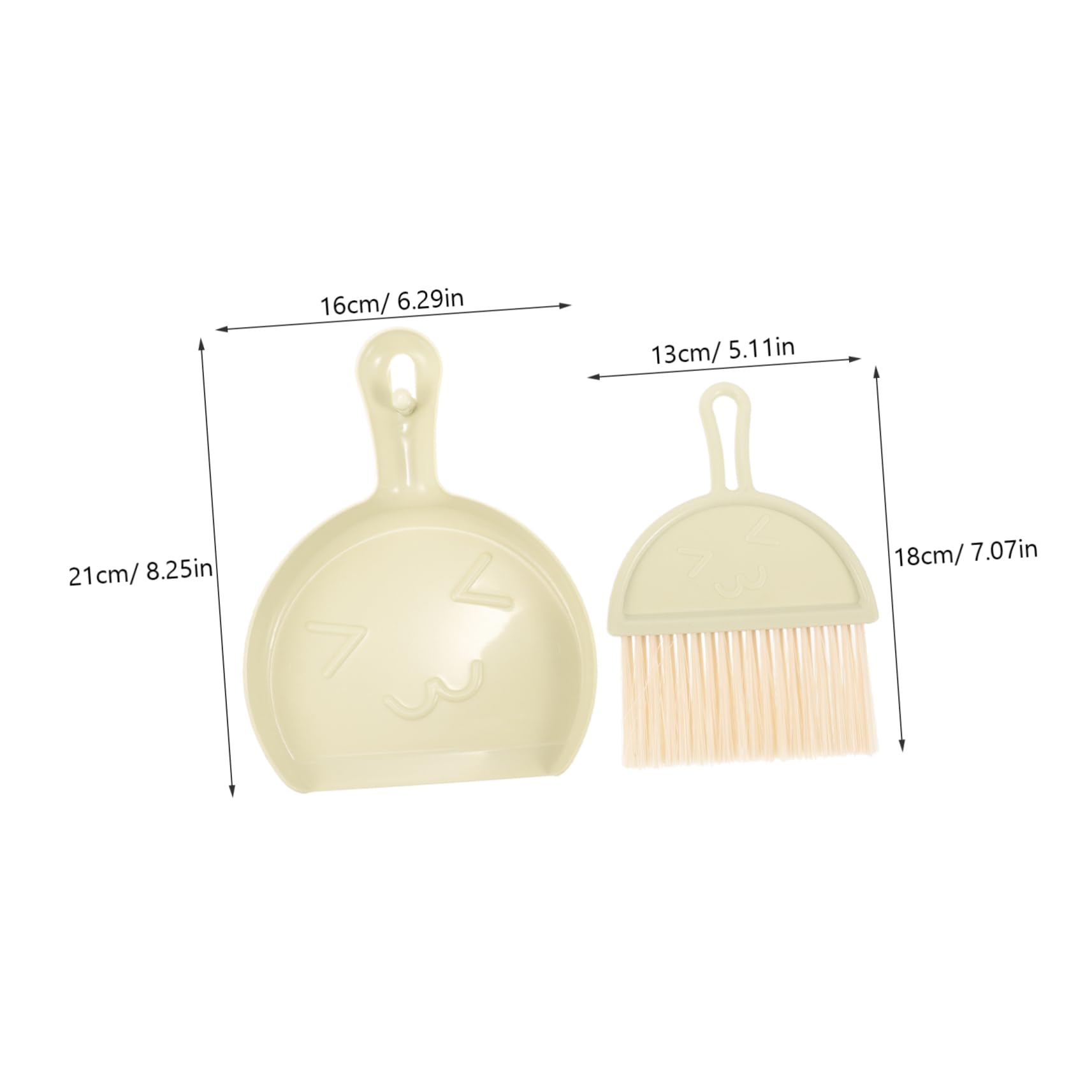 NAMOARLY Versatile Small Broom and Dustpan Set Hand Held Broom and Dustpan for Clean Workspaces