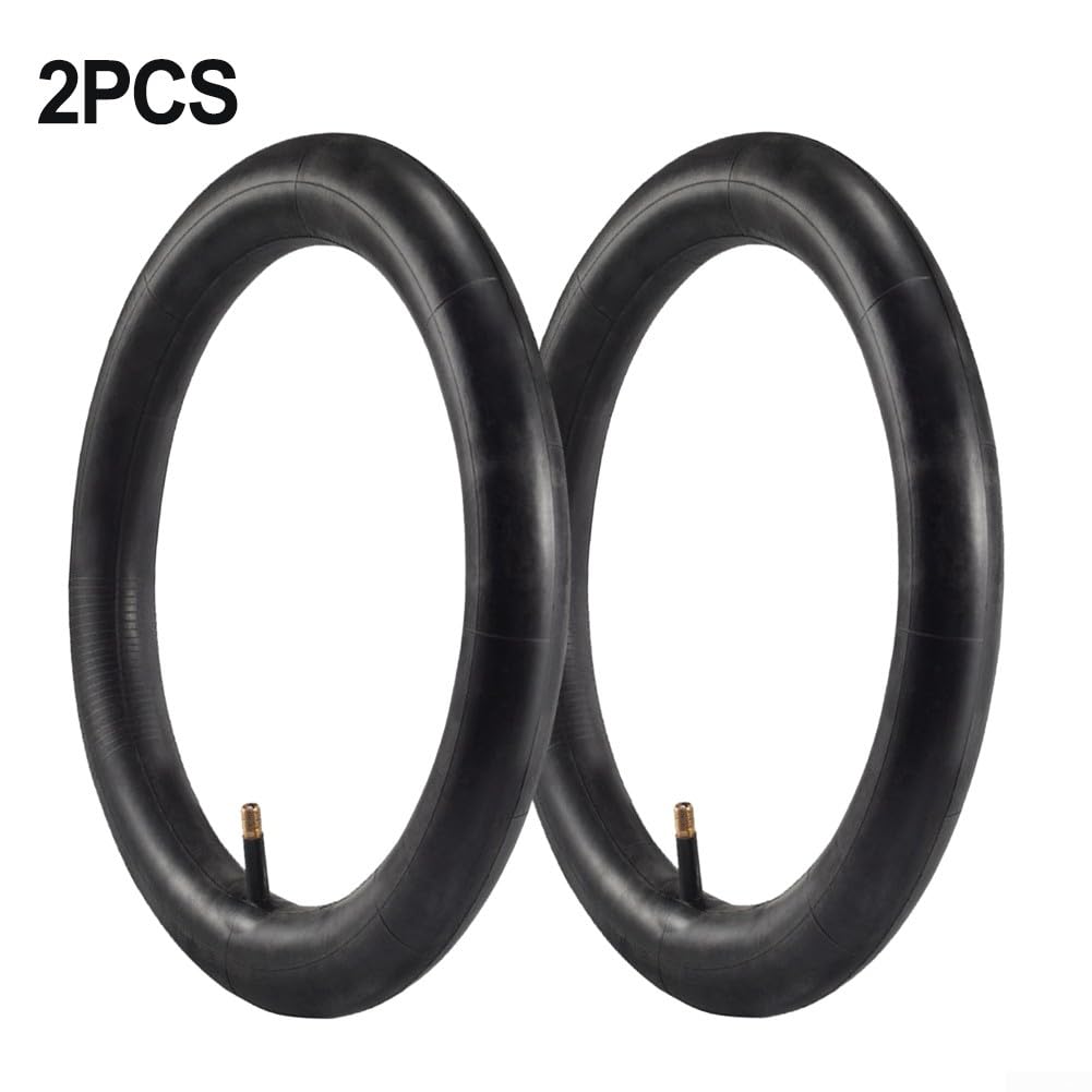 TEmkin 2 camere d'Aria per Bicicletta da 26" x 1-3/8" con valvola SCH-Rader, Camera d'Aria per Bici a Prova di perdite AV 26x1-3/8, per Bici elettrica Pieghevole