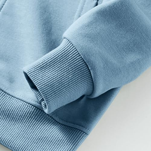 Kids' Fall Casual Hooded Sweatshirts Cute Zip Up Pockets Sweatshirt For Girls Comfy Fashion Pullover 2-12 Years3