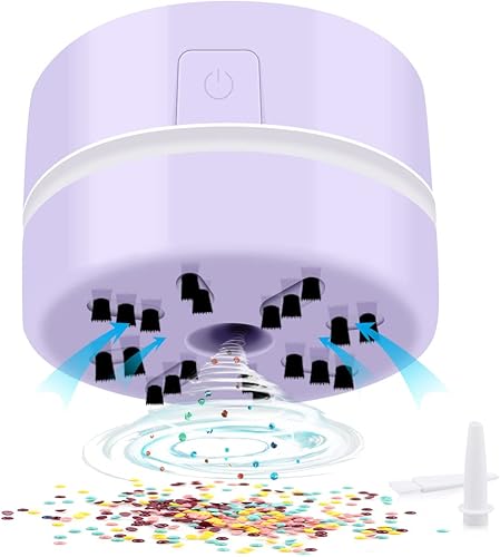 BLOCE Herramientas de pintura de diamantes, accesorios de pintura de diamantes para diamantes, aspiradora de mano para amantes de la pintura de