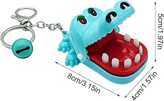 Cute Crocodile Keyring Biting Hand Shark Toy for Boys