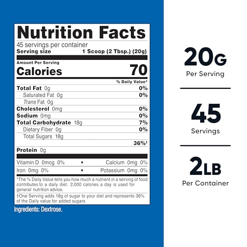Image of Nutricost Dextrose Powder 2 LBS - Non-GMO, Gluten Free