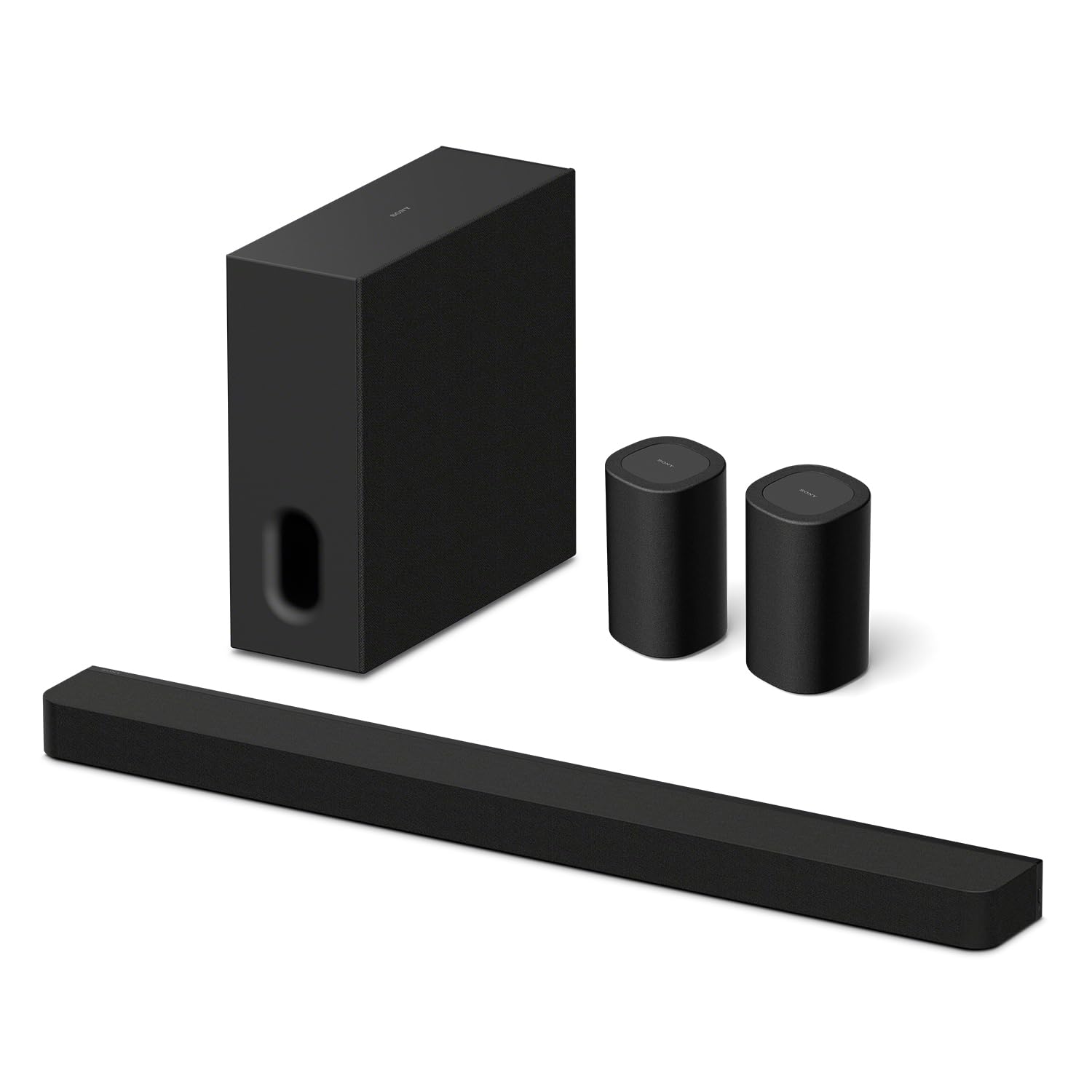Sony BRAVIA Theater Bar 8 Sound Bar (HT-A8000) with Sub 7 Wireless Subwoofer (SA-SW7) and Rear 8 Wireless Rear Speakers (SA-RS8) Bundle