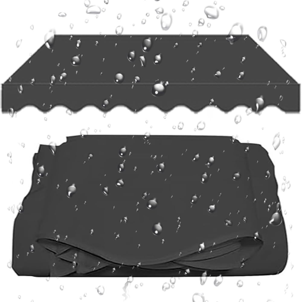 Cubierta para toldo parasol resistente al agua lona de repuesto de 12 pies