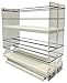 Vertical Spice - Narrow Pullout Spice Rack - Sliding Drawer for Kitchen Organization - Pantry Organizers and Storage - 2 Drawers & 2 Tiers - 20 Spice Jar Capacity (4.6
