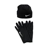 Nike Herren Herren Mütze&hanschuh Set Dry Mütze und Handschuh Set, schwarz/Silber, S/M, N.RC.37.082