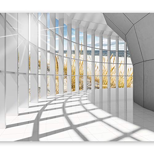 murando Fototapete 3d Effekt 400x280 cm Vlies Tapeten Wandtapete XXL Moderne Wanddeko Design Wand Dekoration Wohnzimmer Schlafzimmer Büro Flur Architektur Landschaft Meer c-C-0020-a-a