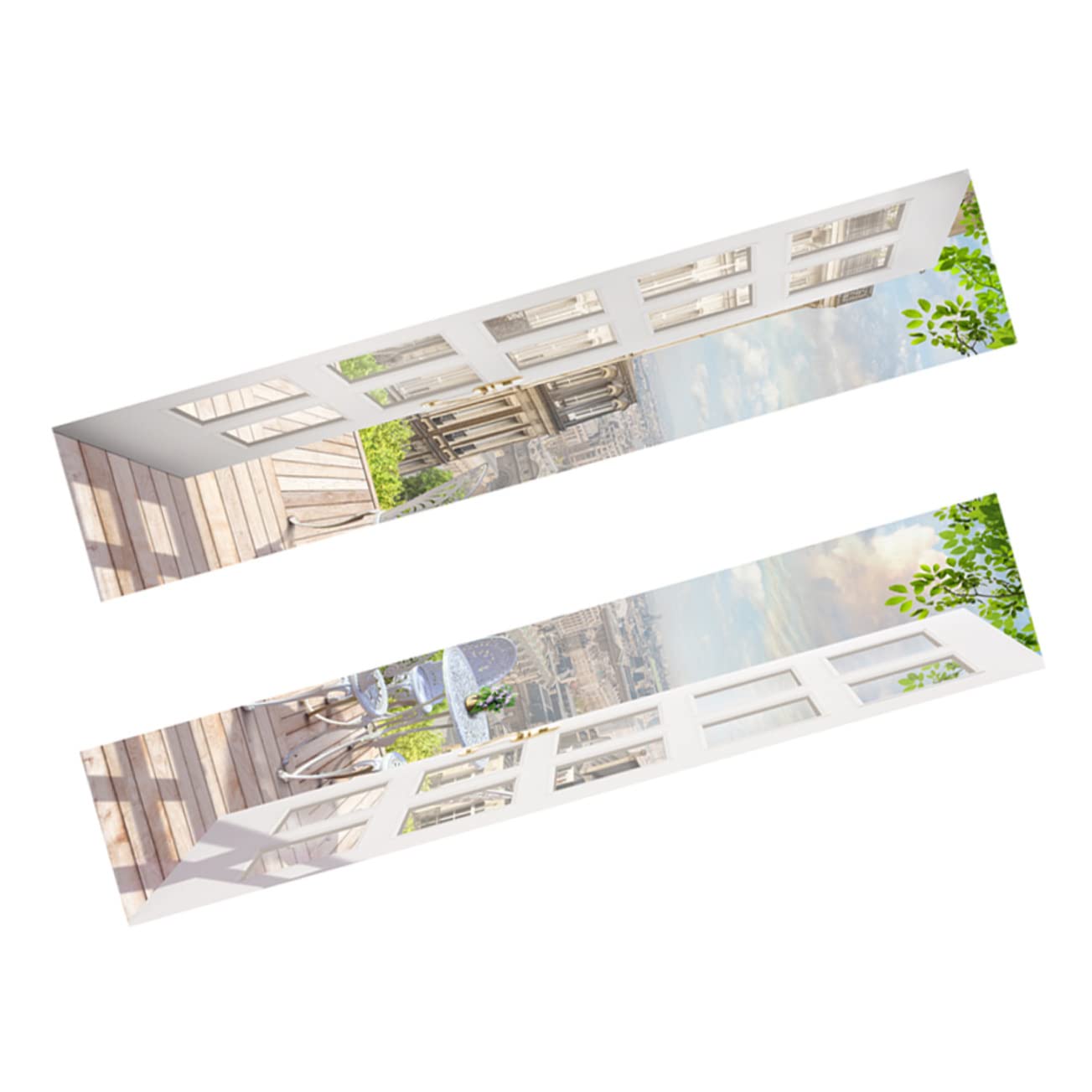 Sticker de porte 3D PVC imperméable : la solution anti-traces pour mur