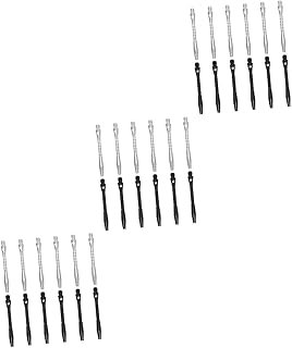 BESPORTBLE 36 Pçs Eixo Haste De Alumínio Dardos De Metal Barris De Liga De Alumínio Rosca Eixos De Dardo Barris Para Ponta De Aço Barris De Dardo Para Ponta Dardo Haste De Dardo De Metal