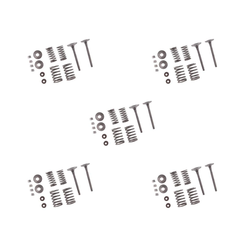 Lot de 5 ressorts de soupapes d'échappement d'admission pour VTT 110 cc Dirt Pit Bike Go Kart Trail Bike