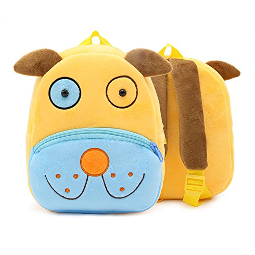 Preisvergleich Produktbild DafenQ Babyrucksack Kindertasche Kinderrucksack Umhängetasche Schultertasche mit Tieren Schule Kindergarten für Mädchen Jungen (Hund)