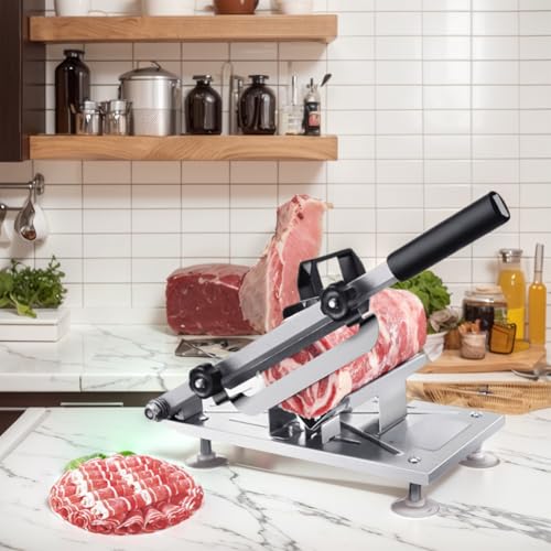 Cortadora manual de carne acero inoxidable 44.98 cm miniatura 2