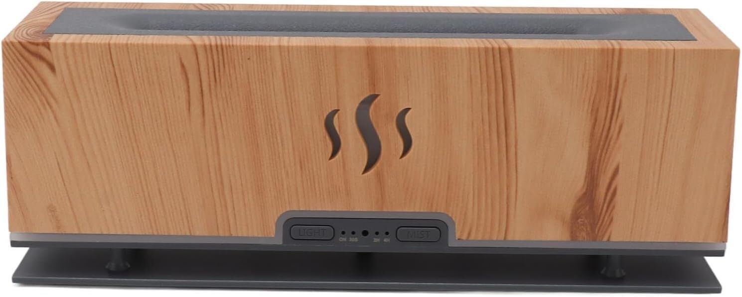 Do użytku domowego Nawilżacz, światło LED 100 240 V Delikatna mgła Domowy dyfuzor zapachowy ABS PP do wystroju wnętrz(Light Wood Grain)