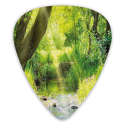 Pics de guitare Stream Cascade dans la forêt tropicale parmi les arbres Jungle Woodland Serene Guitar Picks 12 Packs… - Les Beatles, Paul McCartney, John Lennon, RIngo Starr, George Harrison Pics de guitare Stream Cascade dans la forêt tropicale parmi les arbres Jungle Woodland Serene Guitar Picks 12 Packs…