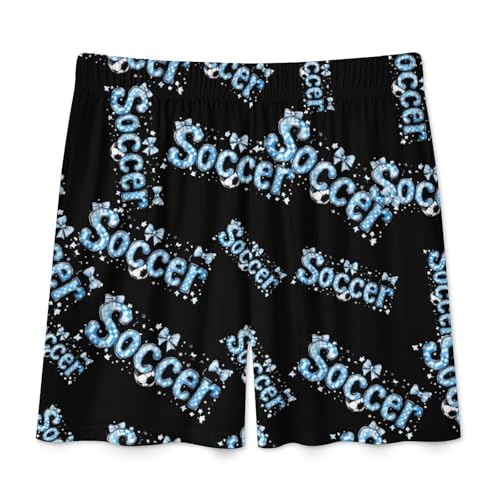 Soccer Men's Pajama Bottoms Lounge Pj Shorts Stretch Sleep Shorts for Home Vacation Beach4