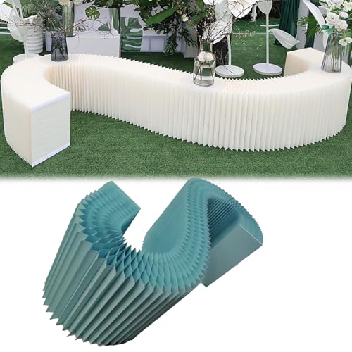 Présentoir à gâteaux cylindrique pliable de 4m avec 5 assiettes en acrylique transparent