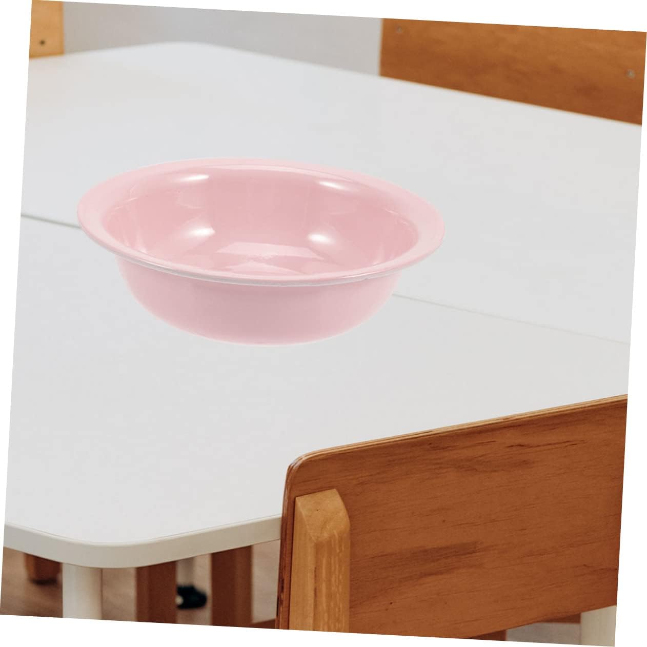 Fruit Vegetable Wash Basin Thick Kitchen Washing Basin Enamel Flat Bottom Design