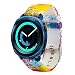 Molitec For Samsung Gear Sport band Samsung Gear 2 Classic band Garmin Vivoactive 3 band Soft Silicone Sport for Samsung Gear S2 Classic SM-R732 & SM-R735,Quick 20mm Smart Watch