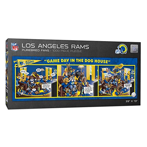 YouTheFan NFL Los Angeles Rams Game Day in The Dog House 1000pc Puzzle