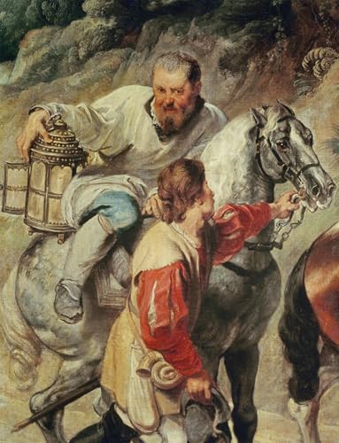Impression sur toile le sacristain de Rubens, poster d'art aux détails parfaits en 60x90cm