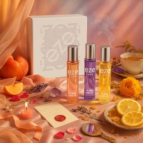 Image of EZE Perfume Gift Set For Women - Pack of 3 (18ml Each) | Premium and Long Lasting Perfume | Luxury Scent Perfect for Work, Events & Special Occasions