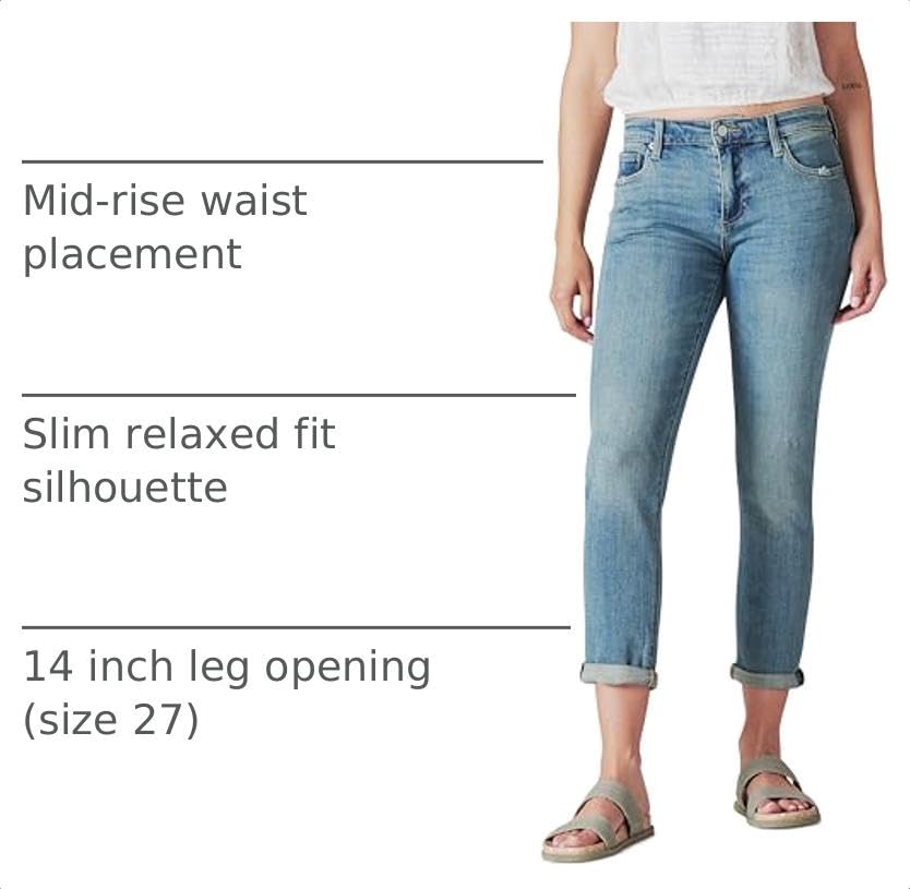 Image of Lucky Brand Women's Mid Rise Sienna Boyfriend Jeans