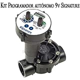 La principal ventaja de un programador autónomo con pilas Duralife de Signature (anteriormente Nelson) es que podremos programar un riego sin necesidad de suministro eléctrico, con tan solo un punto de agua. Esta referencia se sirve sin electroválvula con la finalidad de sustituir una unidad estropeada sin tener que adquirir la electroválvula.
