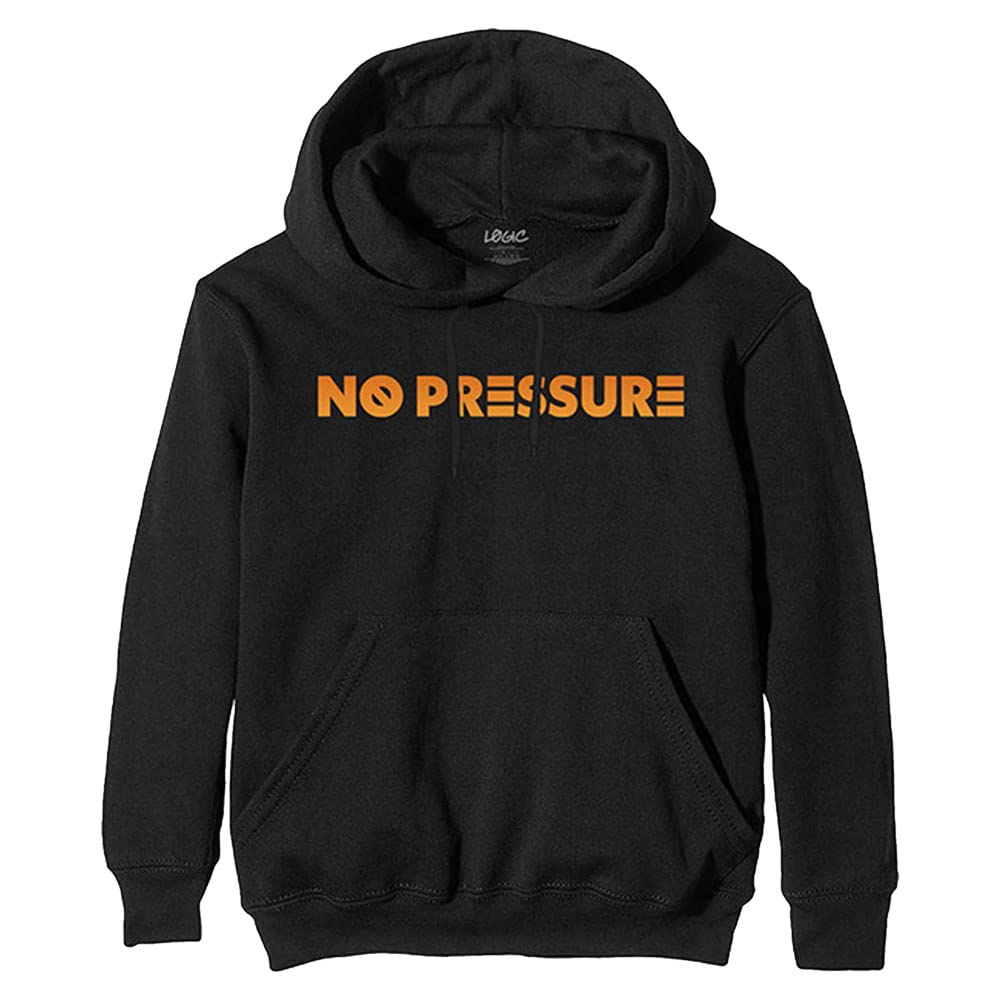 Logic Kapuzenpullover No Pressure Gradient Logo Nue offiziell Herren Schwarz