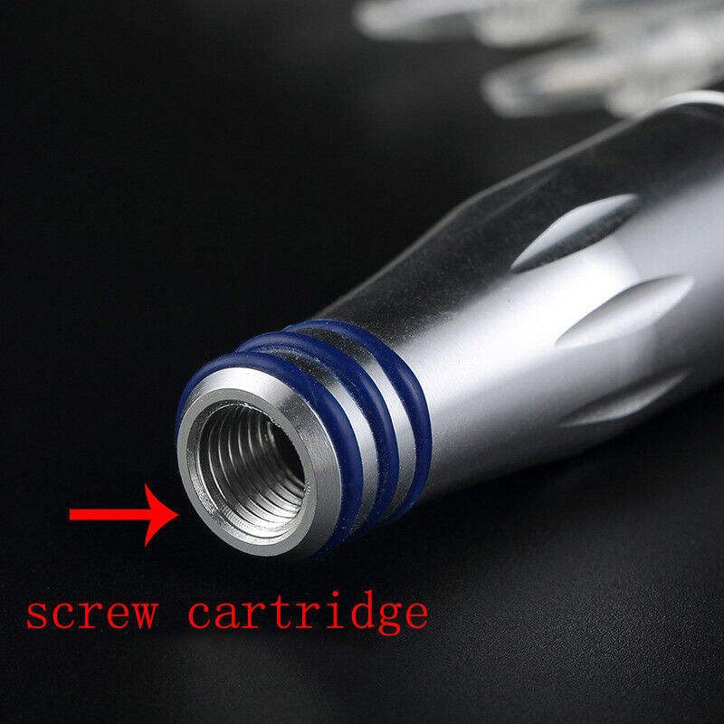 Image of SELWAY Screw Micro-blading Needle Cartridges 1P, 3P, 5P & 7P Semi-Permanent Makeup I Permanent Makeup I Eyebrows I Lips and Body Tattoo Needle Cartridges (Pack of 10, 5P Needle Cartridges) White