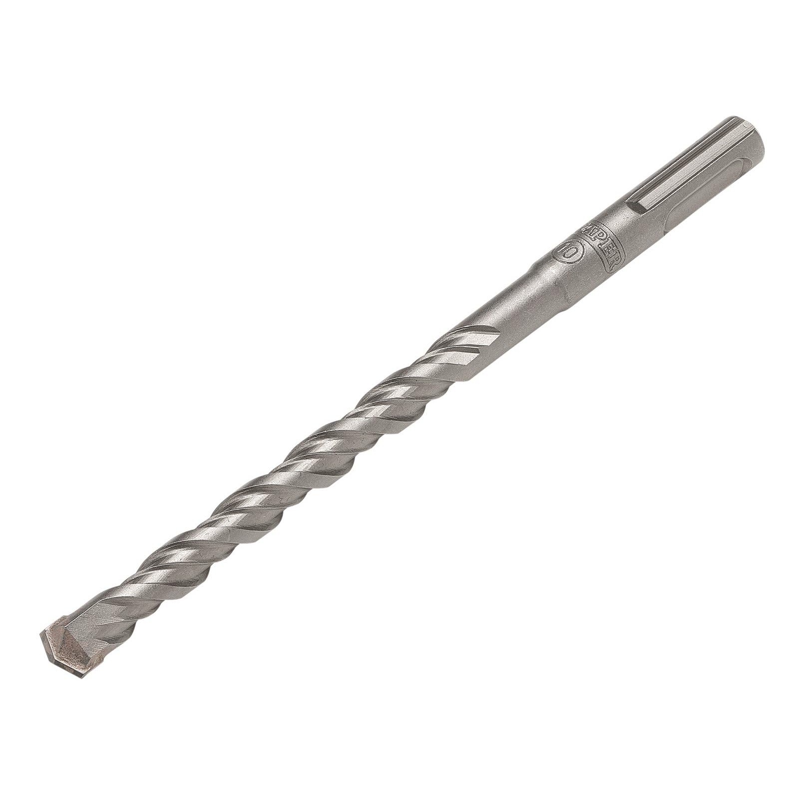 Draper SDS Plus Drill Bit, 10.0 x 160mm - 13680 - Tungsten Carbide Tip, Double Flute, for Concrete Masonry, Brick, Stone, Granite