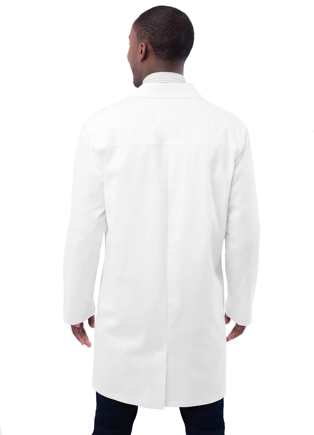 Adar Universales Estirarse Unisexo Laboratorio Abrigo - 36" Chasquear Frente Laboratorio Abrigo