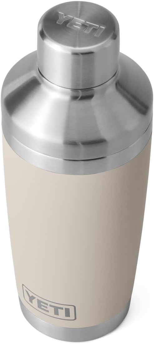 YETI Rambler 20 oz Cocktail Shaker, Stainless Steel, Vacuum Insulated, Cape Taupe
