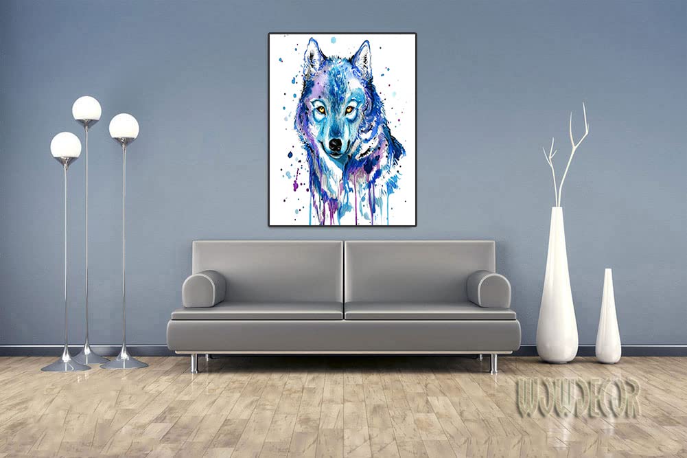 Wowdecor Kit Pittura Ad Olio Fai Da Te Per Adulti E Bambini - Quadro 40,6x50,8 Cm - Motivo Scimmia - Tela Numerata Già Tesa