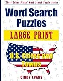 Large Print U.S. Cities and Towns Word Search Puzzles (These United States Word Search Puzzles)