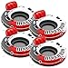 Intex River Run 1 Water Tube Lake Raft Inflatable Pool Floats with 2 Heavy Duty Handles, Backrest, and 2 Cupholders, Red (4 Pack)