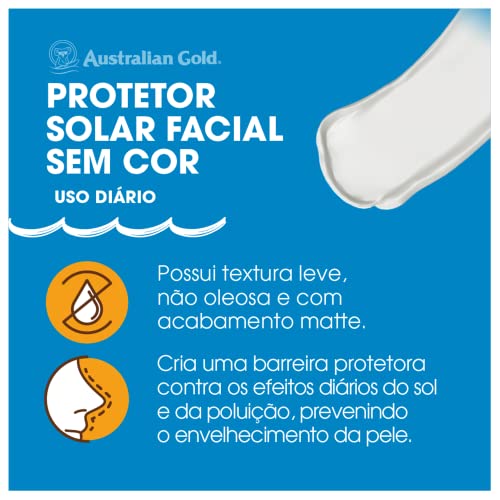 Australian Gold Protetor Solar Facial Gel... glide