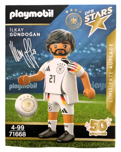 PLAYMOBIL Figuras de jugador de DFB Stars para elegir – Edición limitada para la Copa del Mundo 2024 (71668 - Ilkay Gündogan)