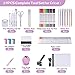 GO2CRAFT 37Pcs Essential Tool Set, Ultimate Tool with 7Pcs Weeding Tools for Vinyl, LED Light Pad, 12'' Paper Cutter, Vinyl Scrap Collector, Crafting Starter Kit