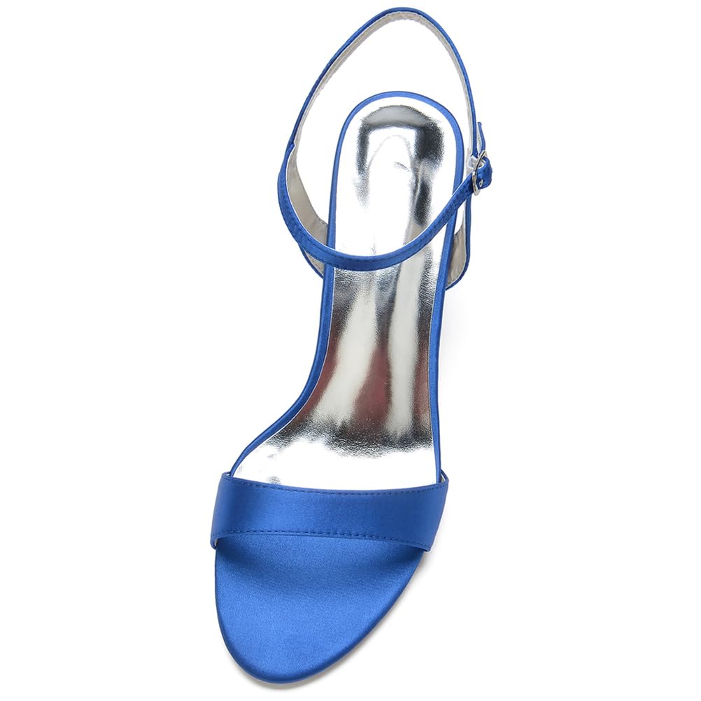 Damen Sandaletten mit Blockabsatz Offene Zehen Sommerschuhe Sandalen für Hochzeit Oder Abend