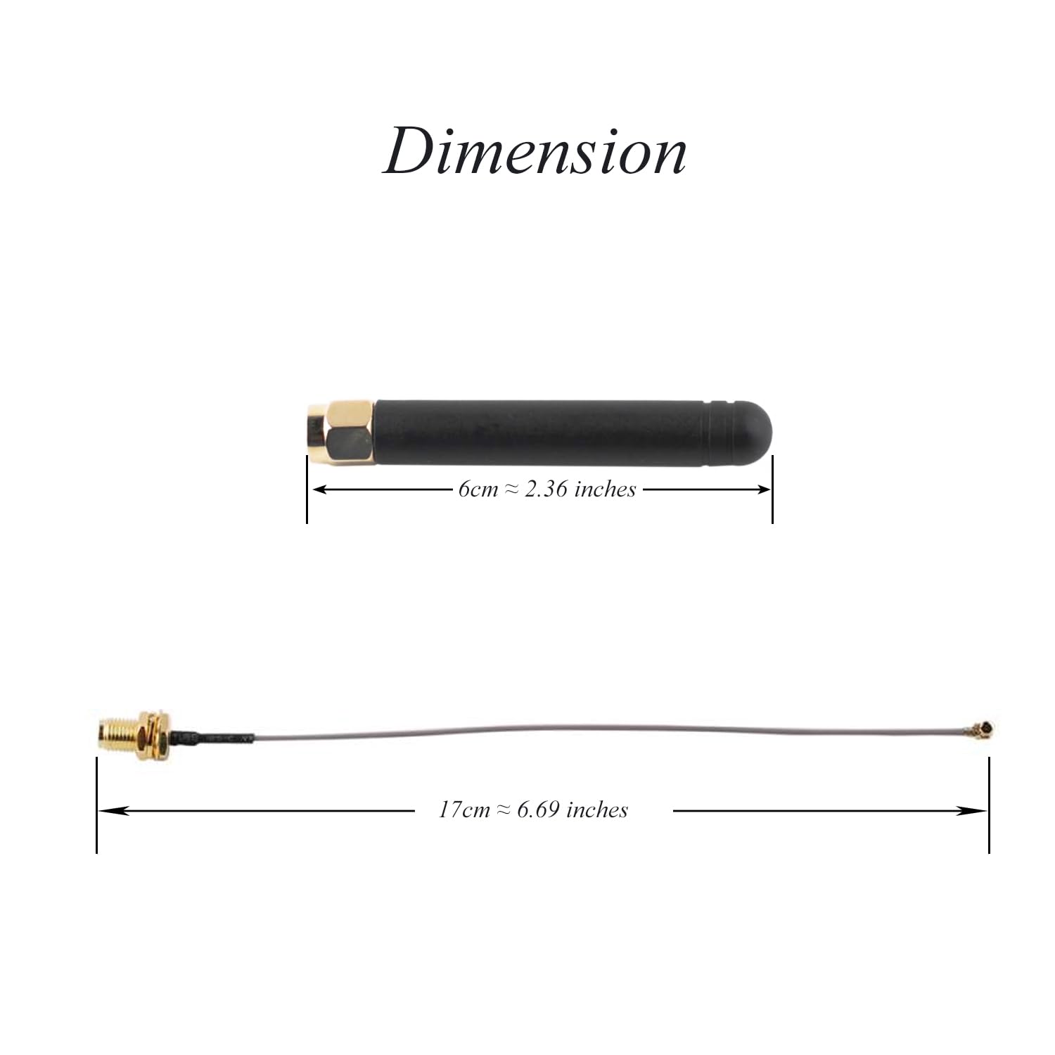 2 Pack 868-Hz Antenne, 10dBi Gain für eshtastic LoRa Long Range Soft